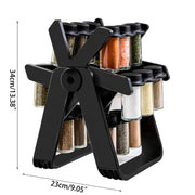 18 PCs Rotating Spice Organizer-14277With Stand
