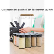 18 PCs Rotating Spice Organizer-14277With Stand