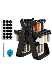 18 PCs Rotating Spice Organizer-14277With Stand